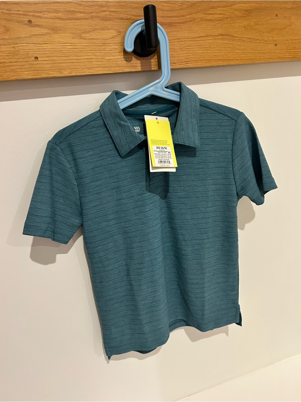 all in motion Teal Short Sleeve Polo for Kids